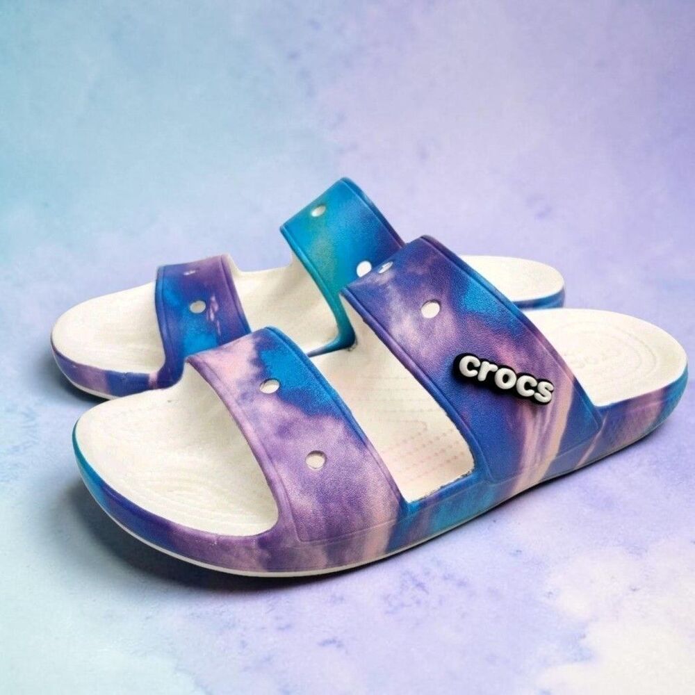 Crocs Out of This World Unisex Womens 12.5 Mens 11 Slide Slip-on Jibbitz Casual